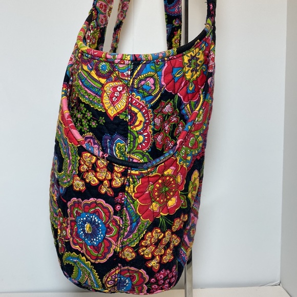 Symphony In Hue Multicolor Cotton Hobo Bag - Picture 6 of 9